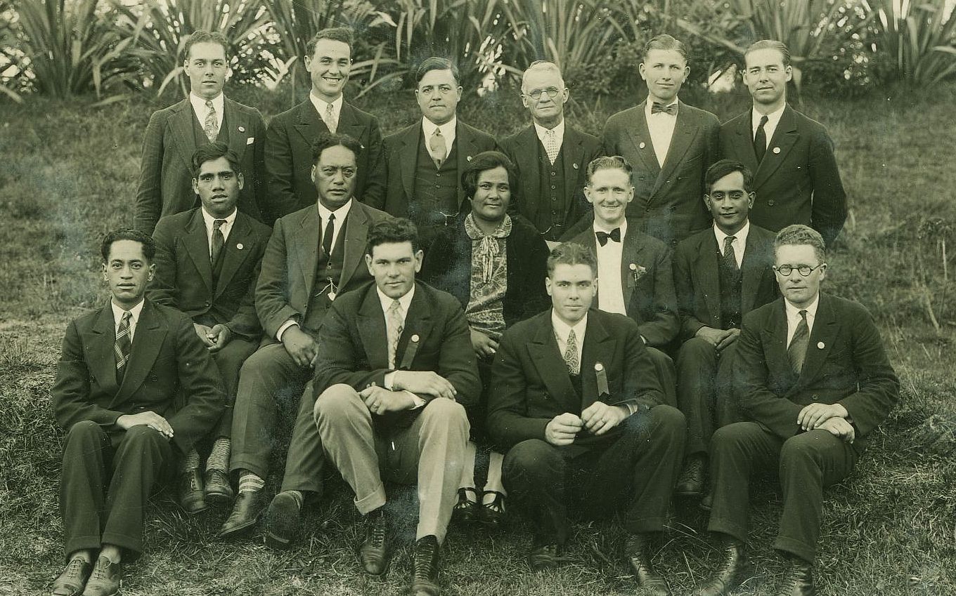 New Zealand missionaries Ngaruawahia Hui Tau April 7 1928